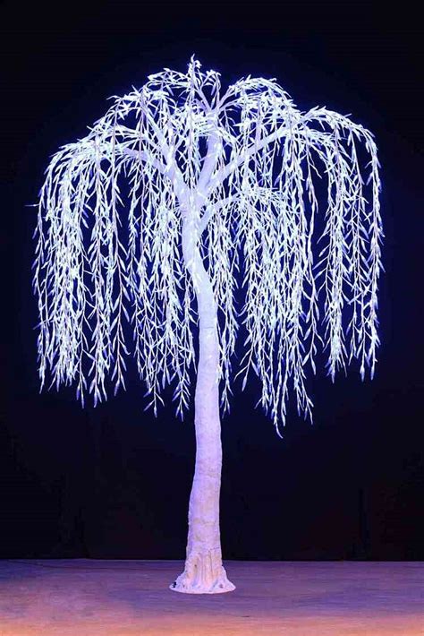 led lighted willow tree